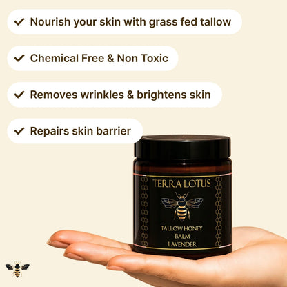 All Natural, Grass-Fed Beef TallowFor Smooth & Deeply HydratedSkin